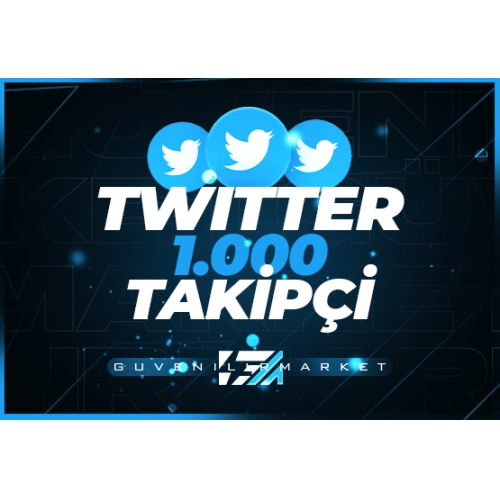  1000 Twitter Takipçi - HIZLI BÜYÜME